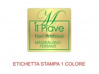 Etichette adesive per fioristi, fiorai e vivaisti (mm 30x30)  (cod.33G)